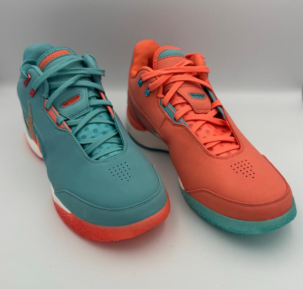 NIKE LEBRON NXXT GEN AMPD MINERAL BLUE MANGO SZ 13 FJ1566-401 #112